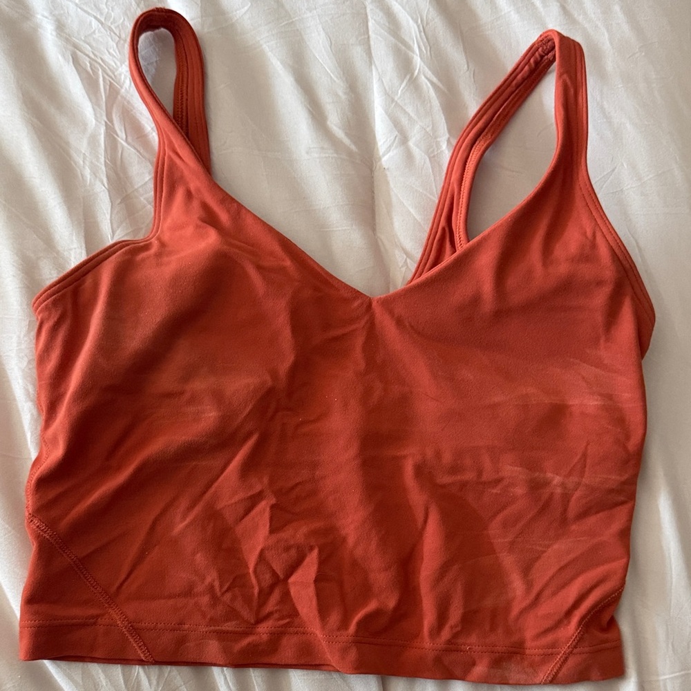 Lululemon Burnt Orange Align Tank